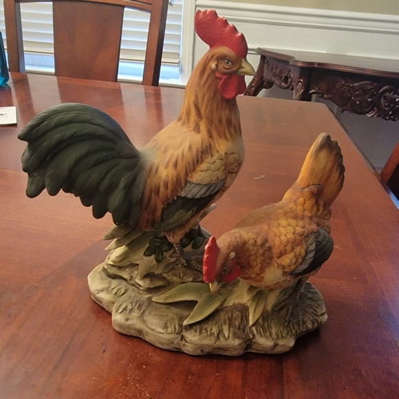 Ethan Allen | Accents | Vintage Ethan Allen Rooster And Hen 3224 | Poshmark